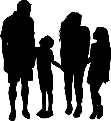 family silhouette png|free family silhouette images.